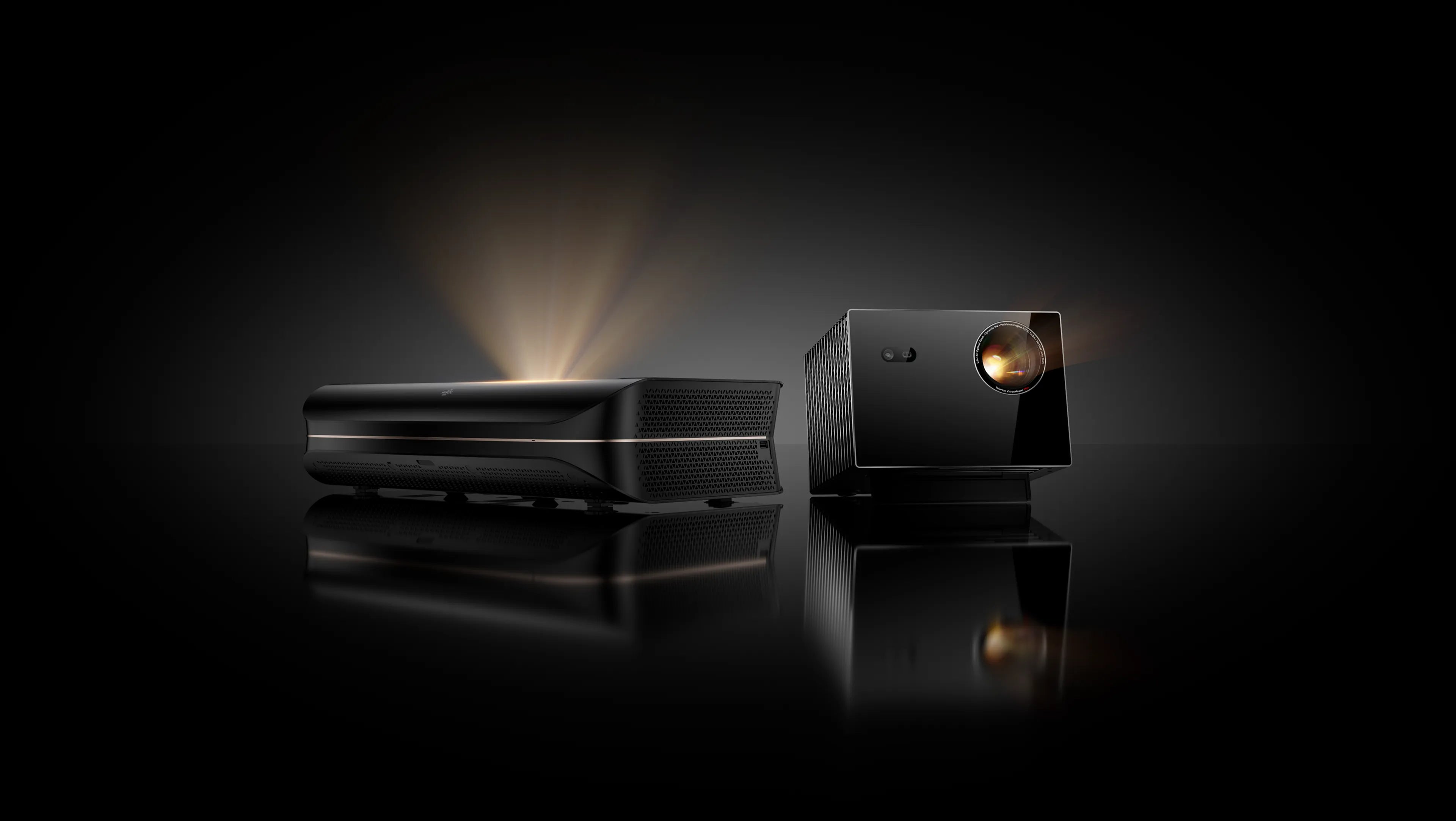 AWOL Vision home cinema projector setup for immersive audio-visual experience.