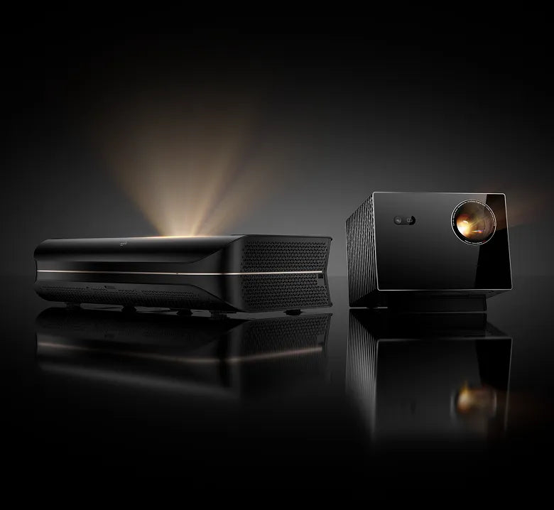 AWOL Vision home cinema projector setup for immersive audio-visual experience.