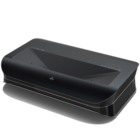 Side view of LTV-3000 Pro 4K UHD triple laser projector highlighting its ultra short throw design.