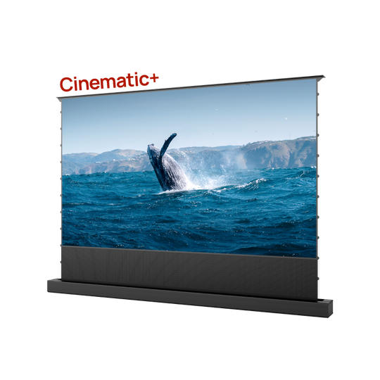 100''-130'' AWOL Vision Cinematic+ ALR Motorized Floor Rising Acoustic Screen