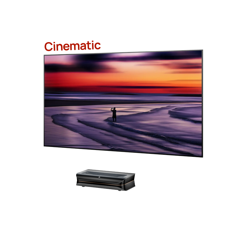 LTV-3500 Pro 100''-132'' Wall-Mount Cinematic ALR Screen Bundle